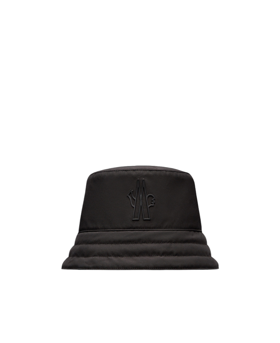 Moncler Logo-patch Gore-tex Bucket Hat In Black