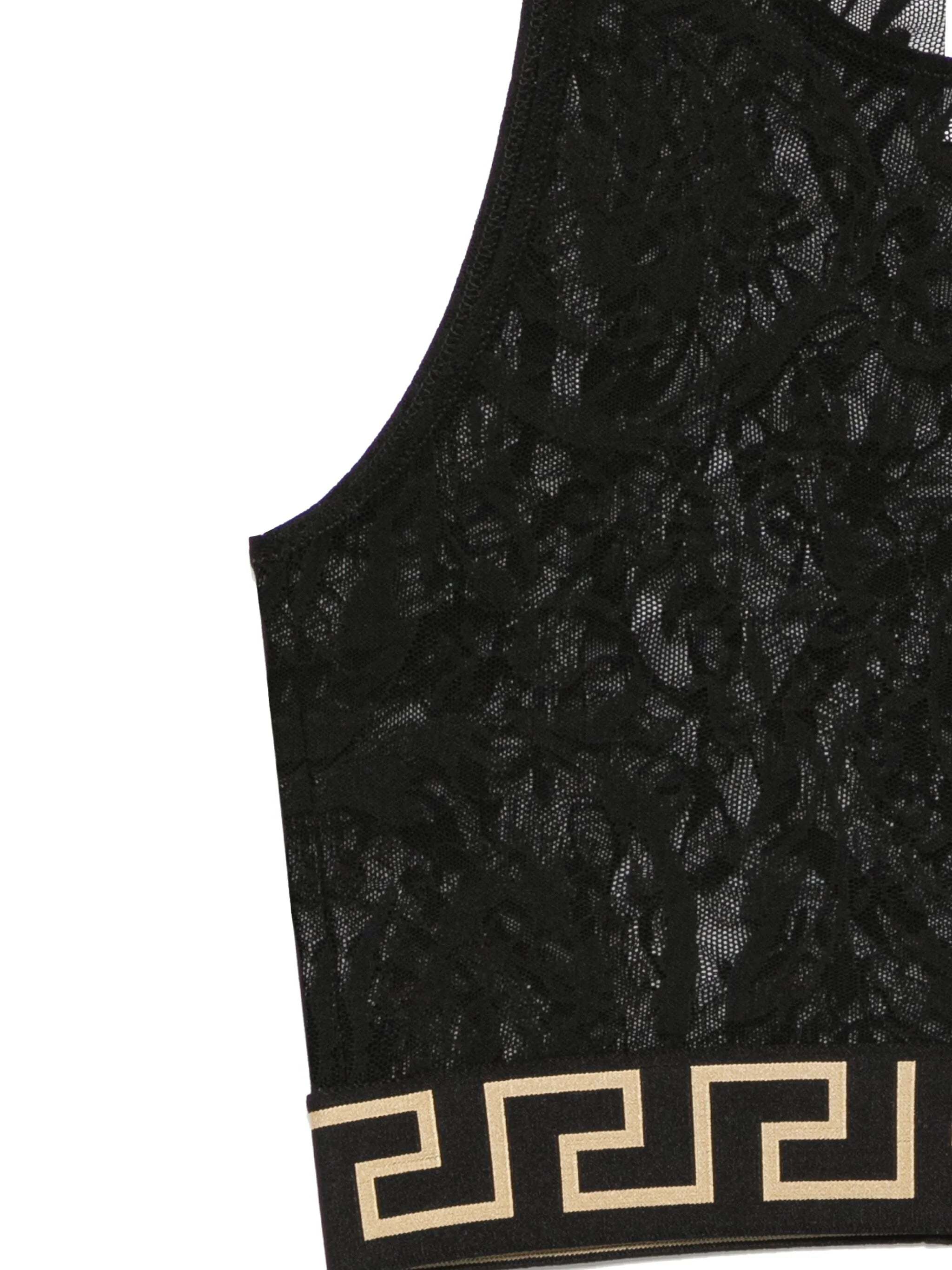 Versace Underwear Top Baroque Jacq Clothing In Blue
