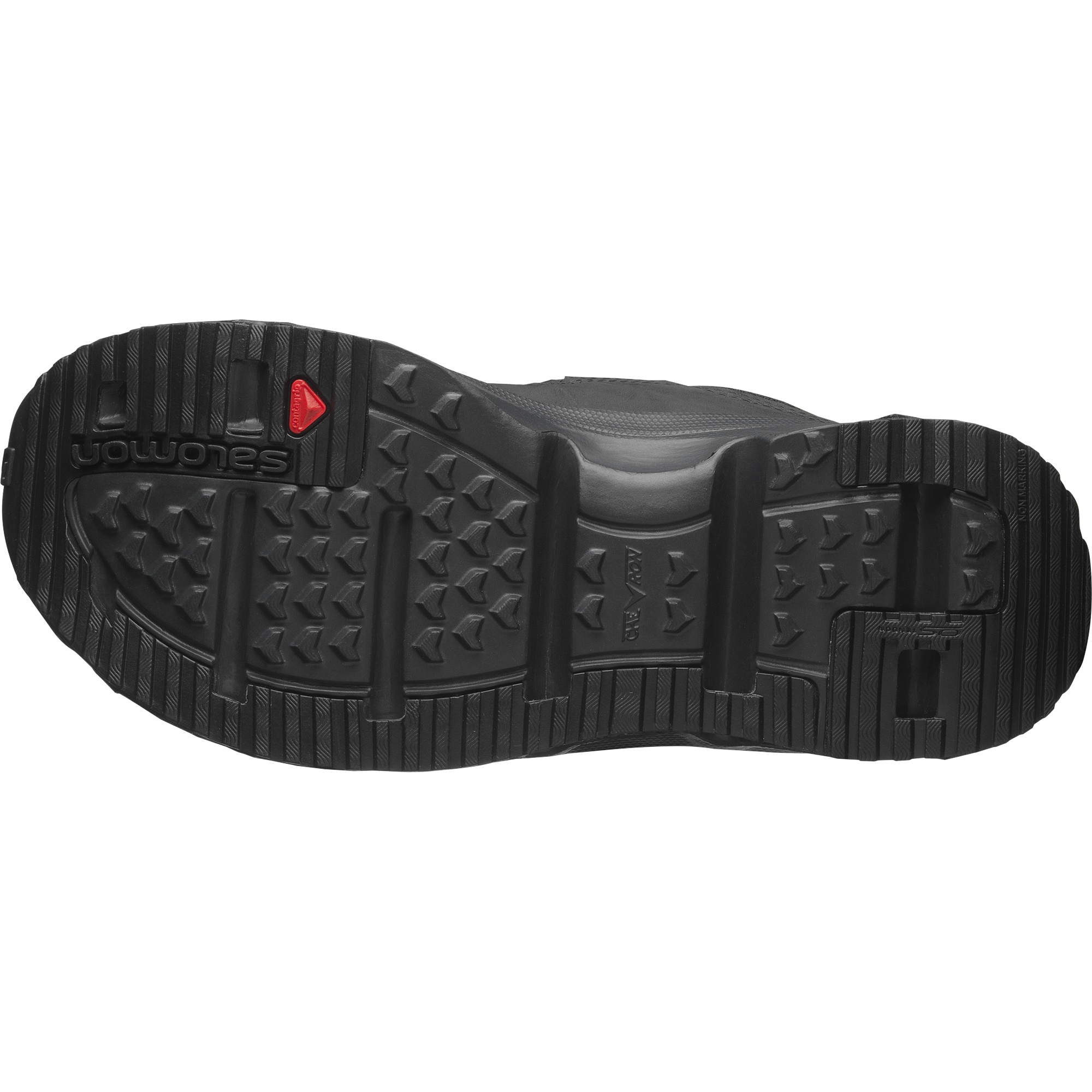 Salomon Rx Marie-jeanne Rubber-trimmed Mesh Sandals In Black