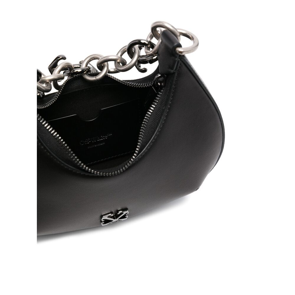 Off-white Hemisphere Shoulder Bag In Black