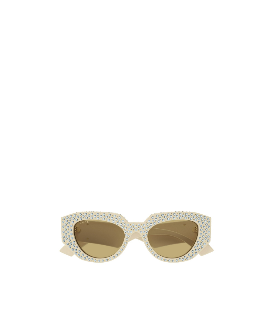 Gucci Eyewear Geometric Frame Sunglasses In Nude