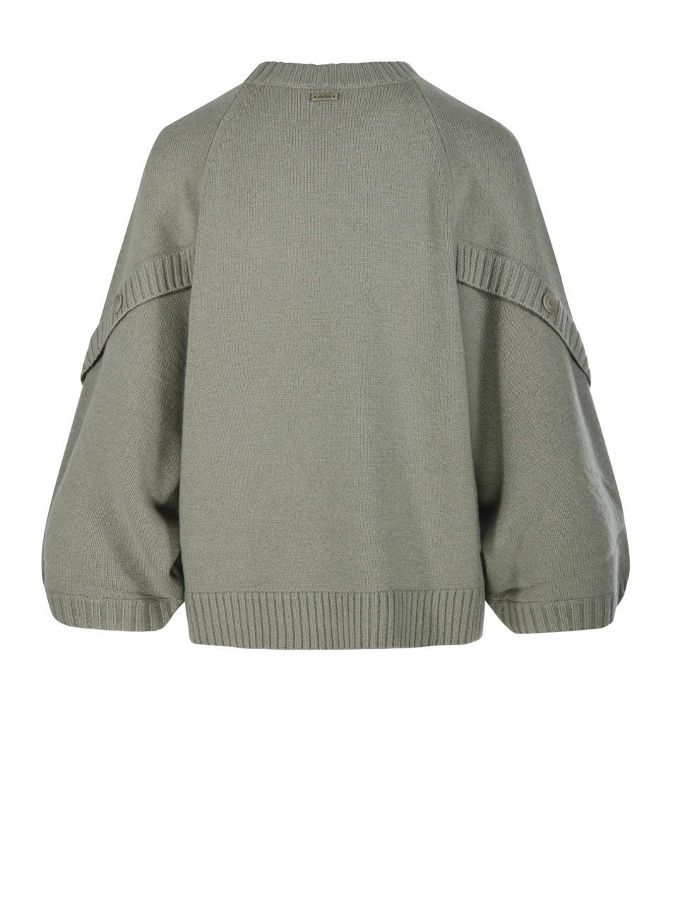 Max Mara Button-cuff Balloon-sleeve Sweater