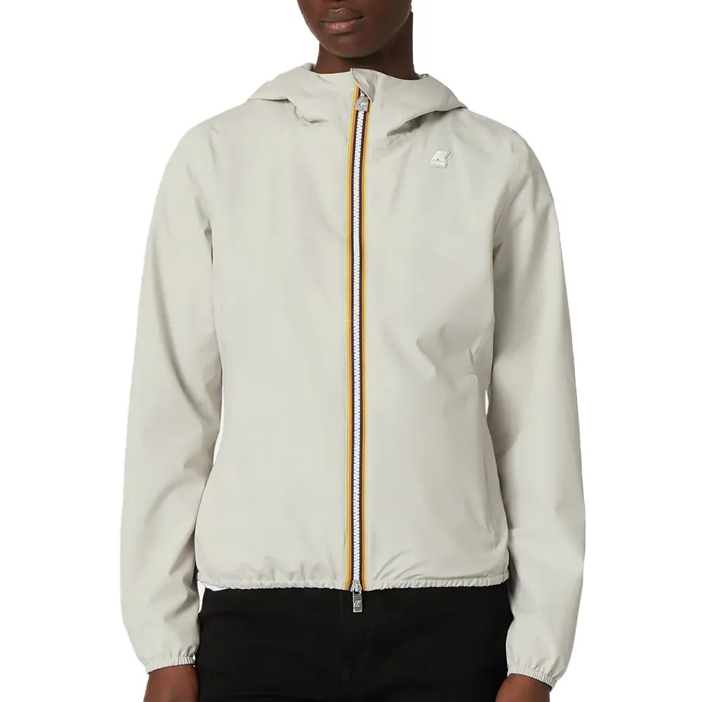 K-way Laurette Plus.2 Double Short Down Jacket In White