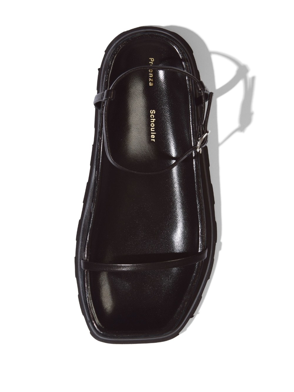 Proenza Schouler Logo Sandals In Black