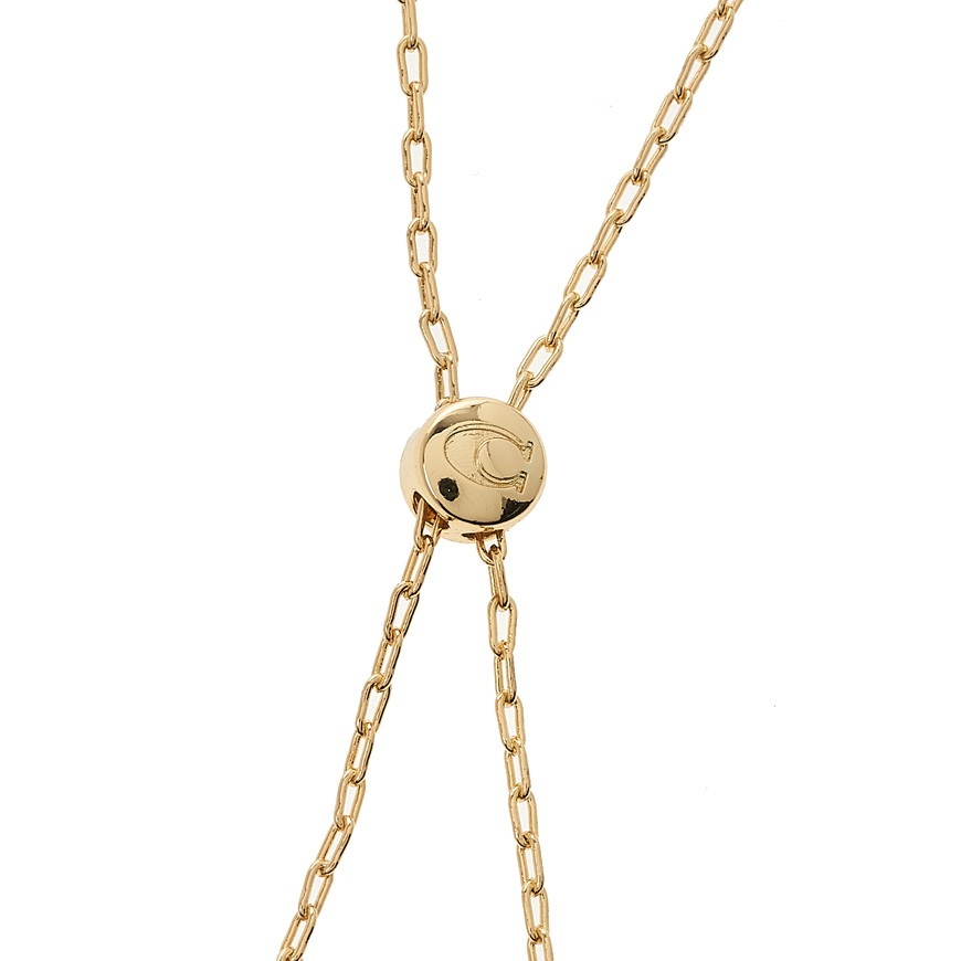 COACH MULTI-CRYSTAL SLIDER BRACELET