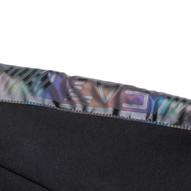 Ea7 Logo-print Detail Zipped Hoodie In Black