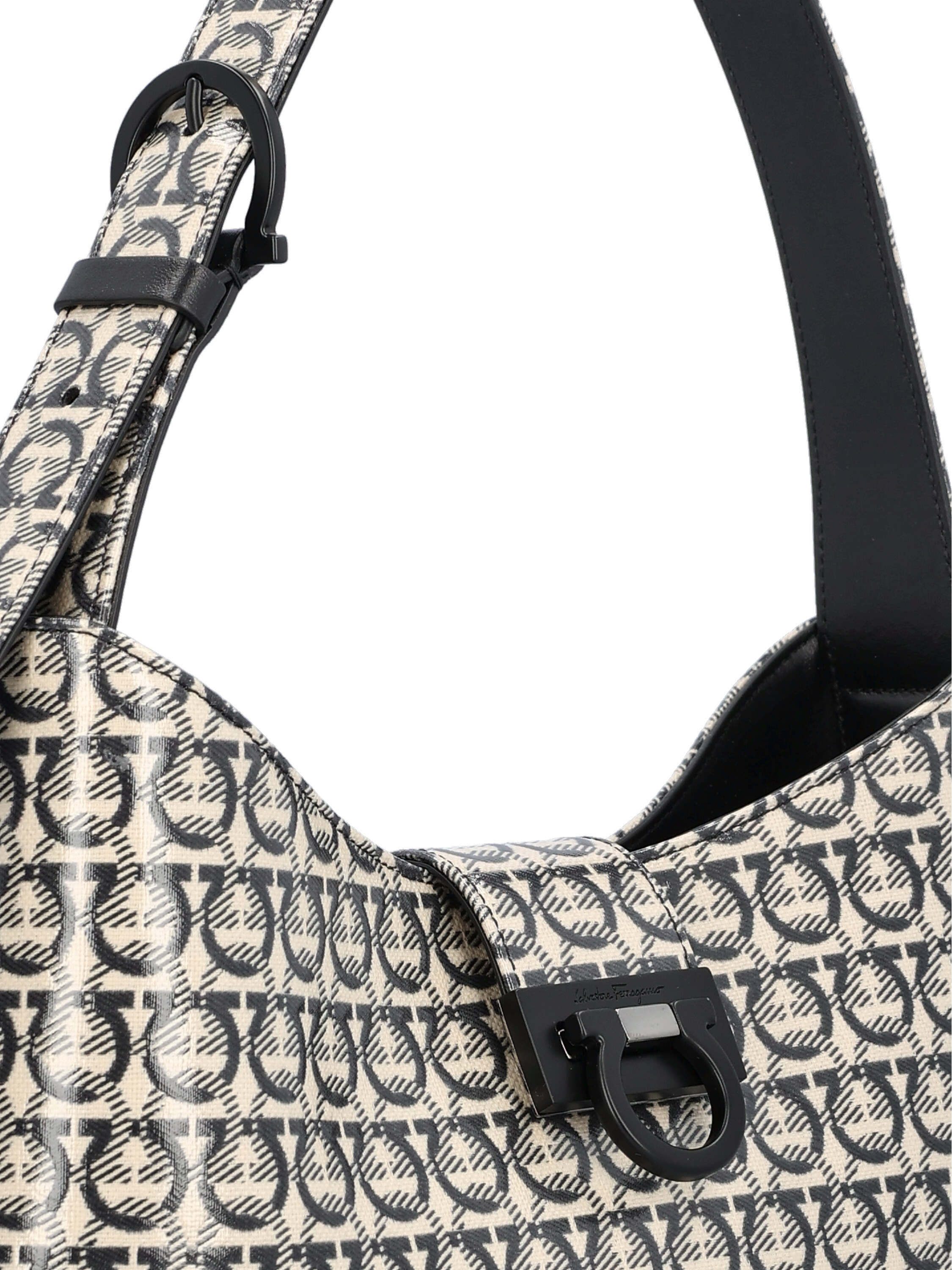 FERRAGAMO PRINTED SHOULDER BAG