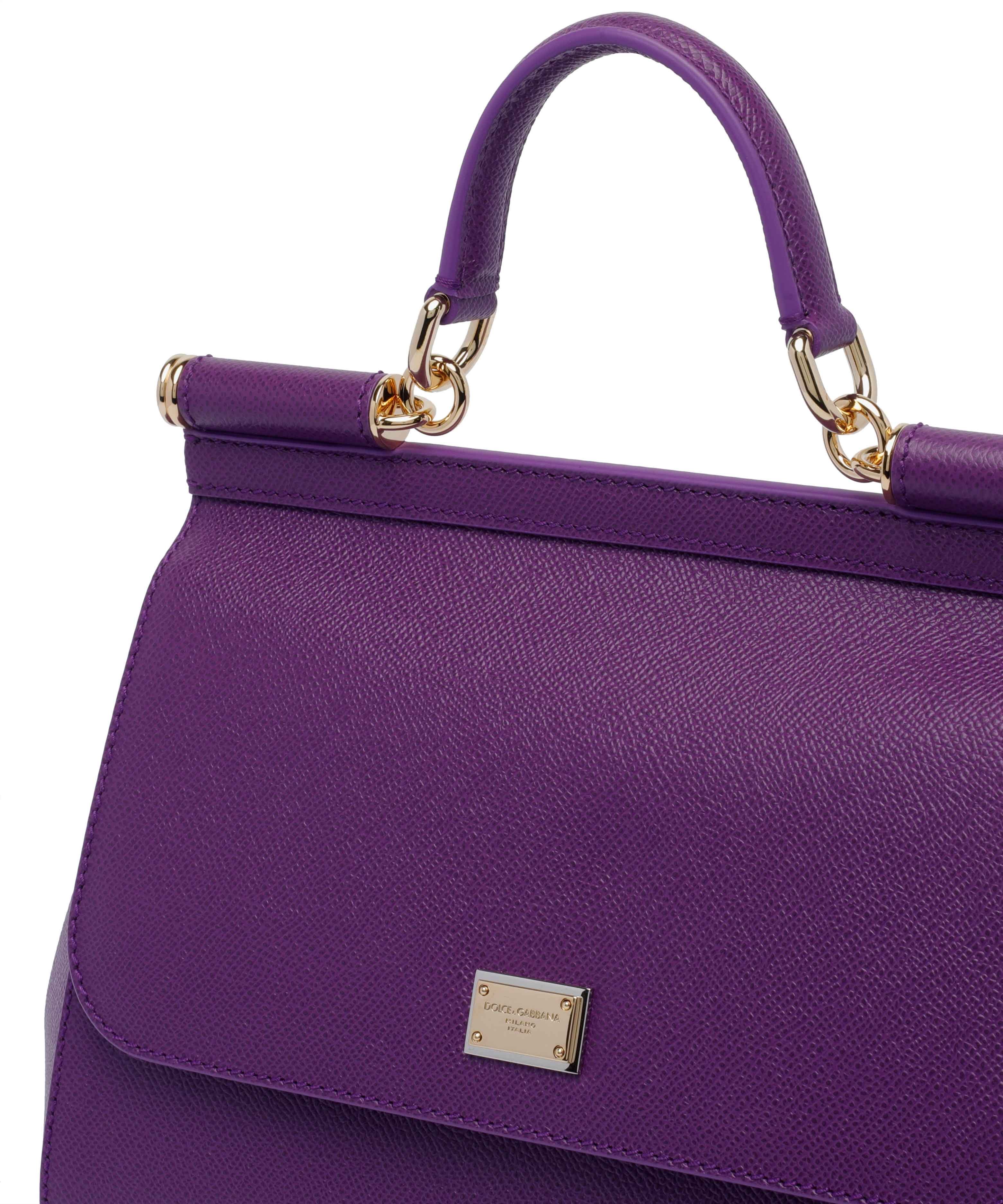 Dolce & Gabbana Large Shoulder Bag Gold-tone Hardware