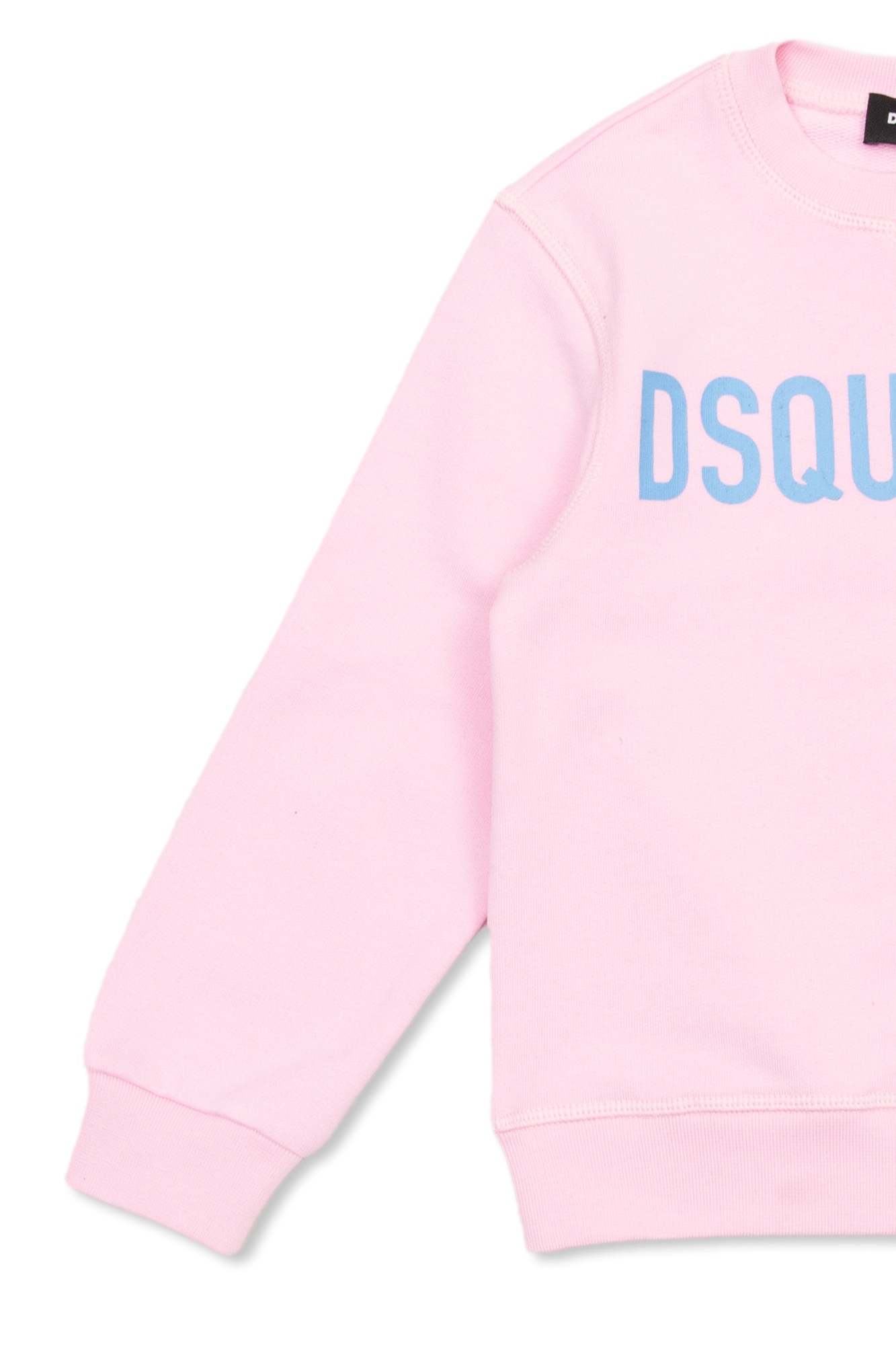 Dsquared2 Logo-print Cotton Sweatshirt In Pink