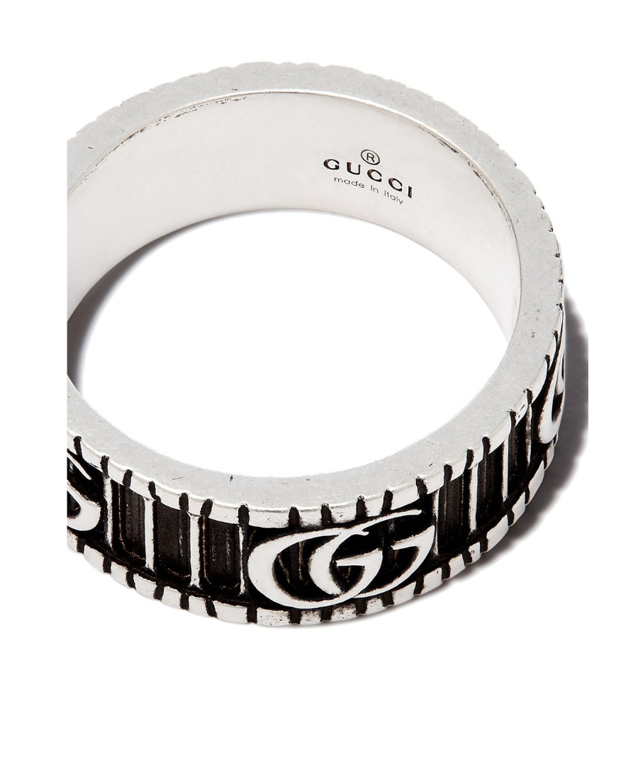 Gucci Double G Ring In Metallic