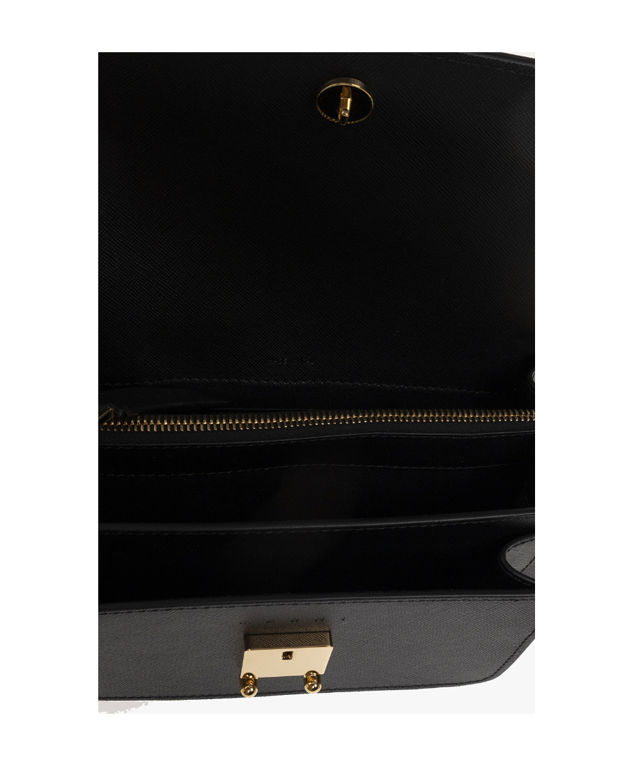 Marni Trunk Shoulder Bag In Black