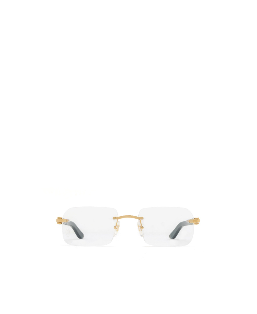Cartier Rectangle Frame Glasses In White