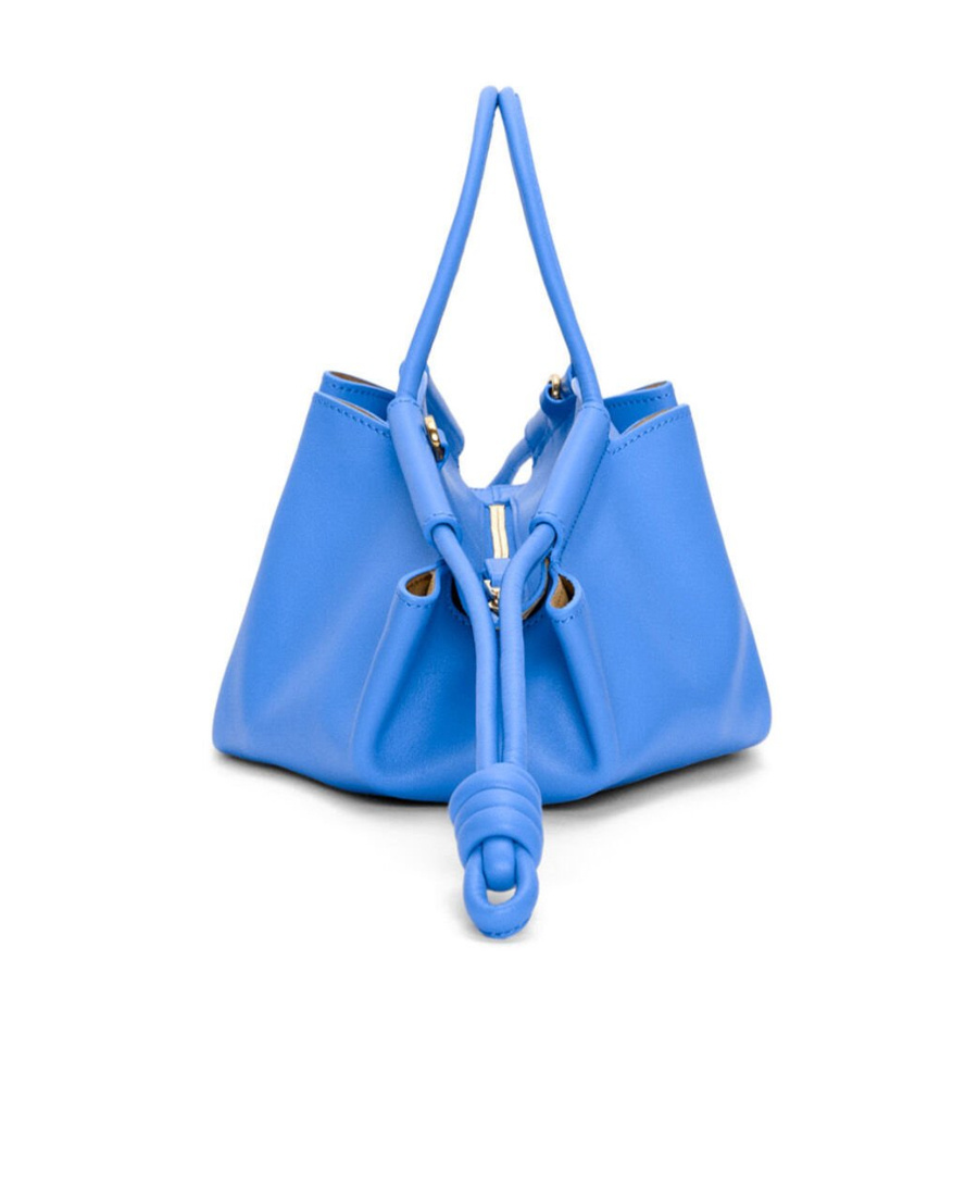 Loewe Small Paseo Logo Shoulder Bag In Blue