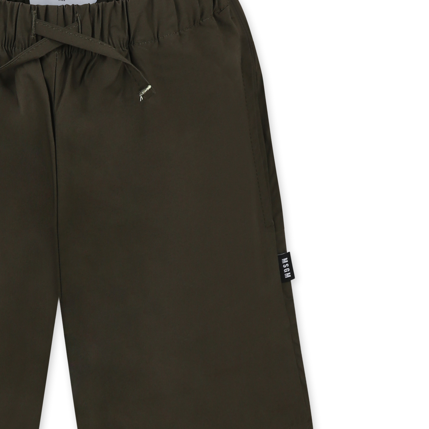MSGM LOGO-TAG SHORTS