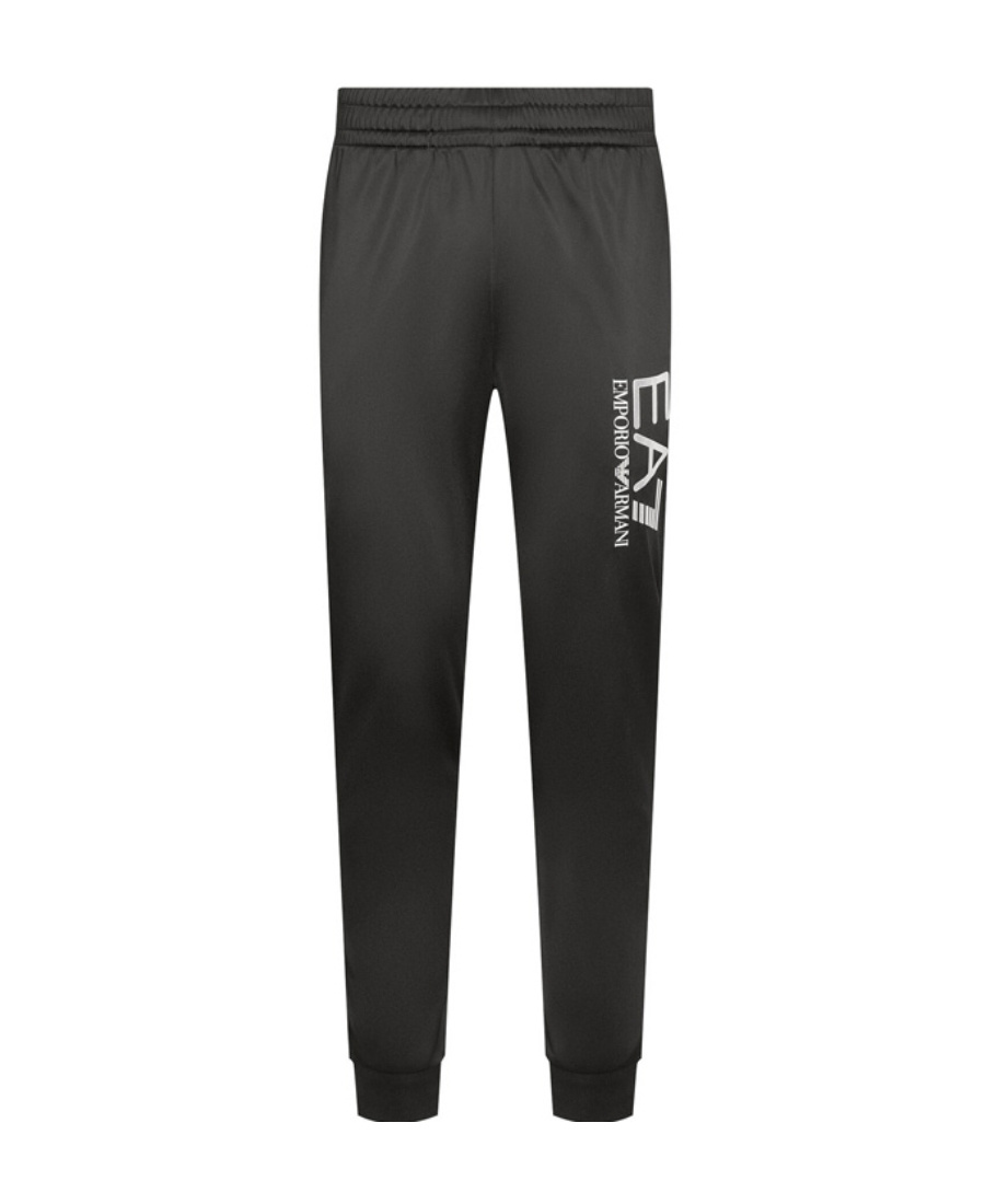 Emporio Armani Hooded Long-sleeved Sports Suit In Black