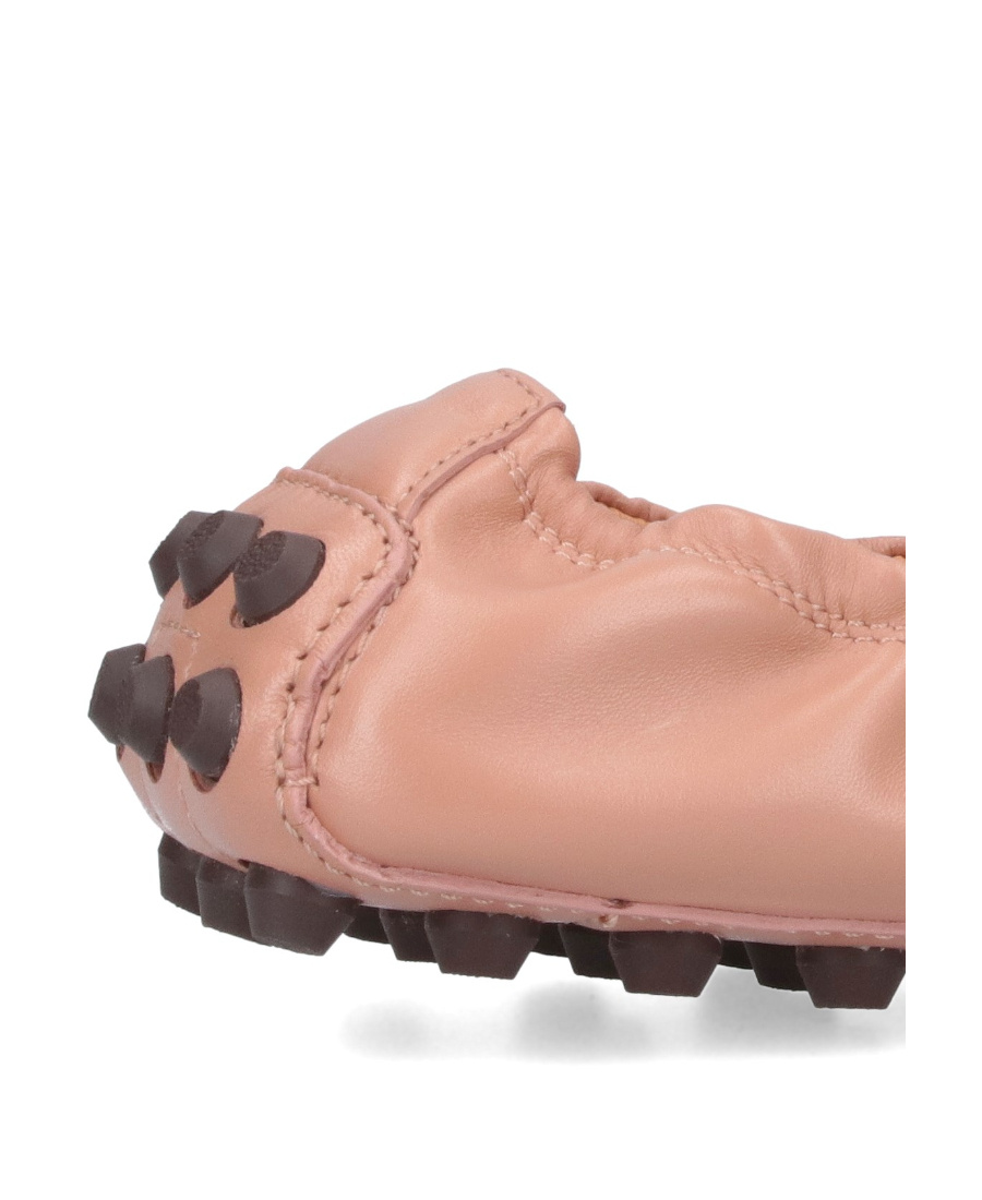 TOD'S GOMMINO LEATHER BALLERINA SHOES 