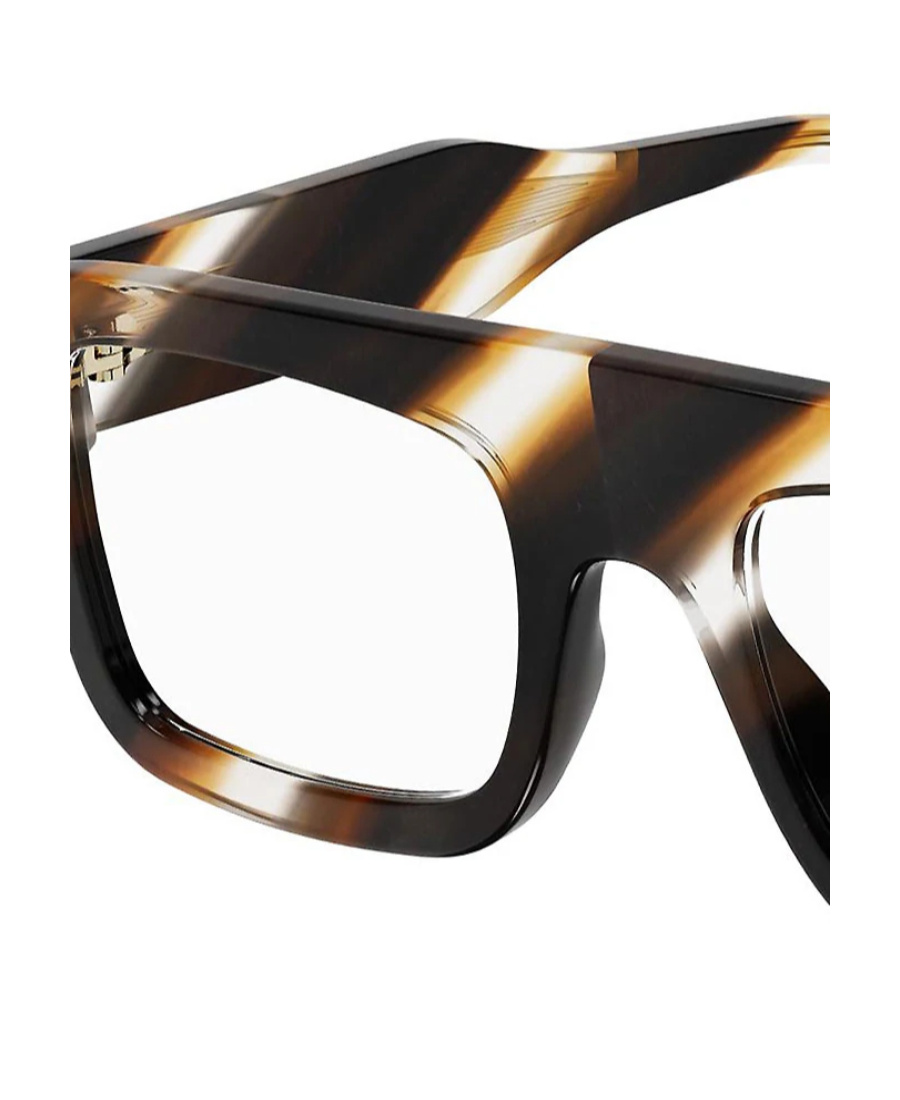 Gucci Square-frame Marbled Glasses In Black