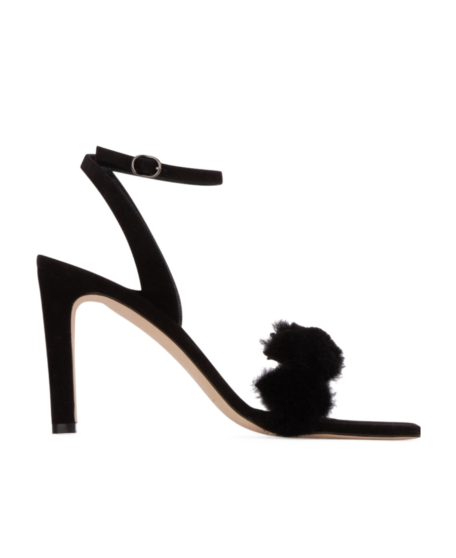 Shop Manolo Blahnik Ankle Buckled Open-toe Sandals In Black