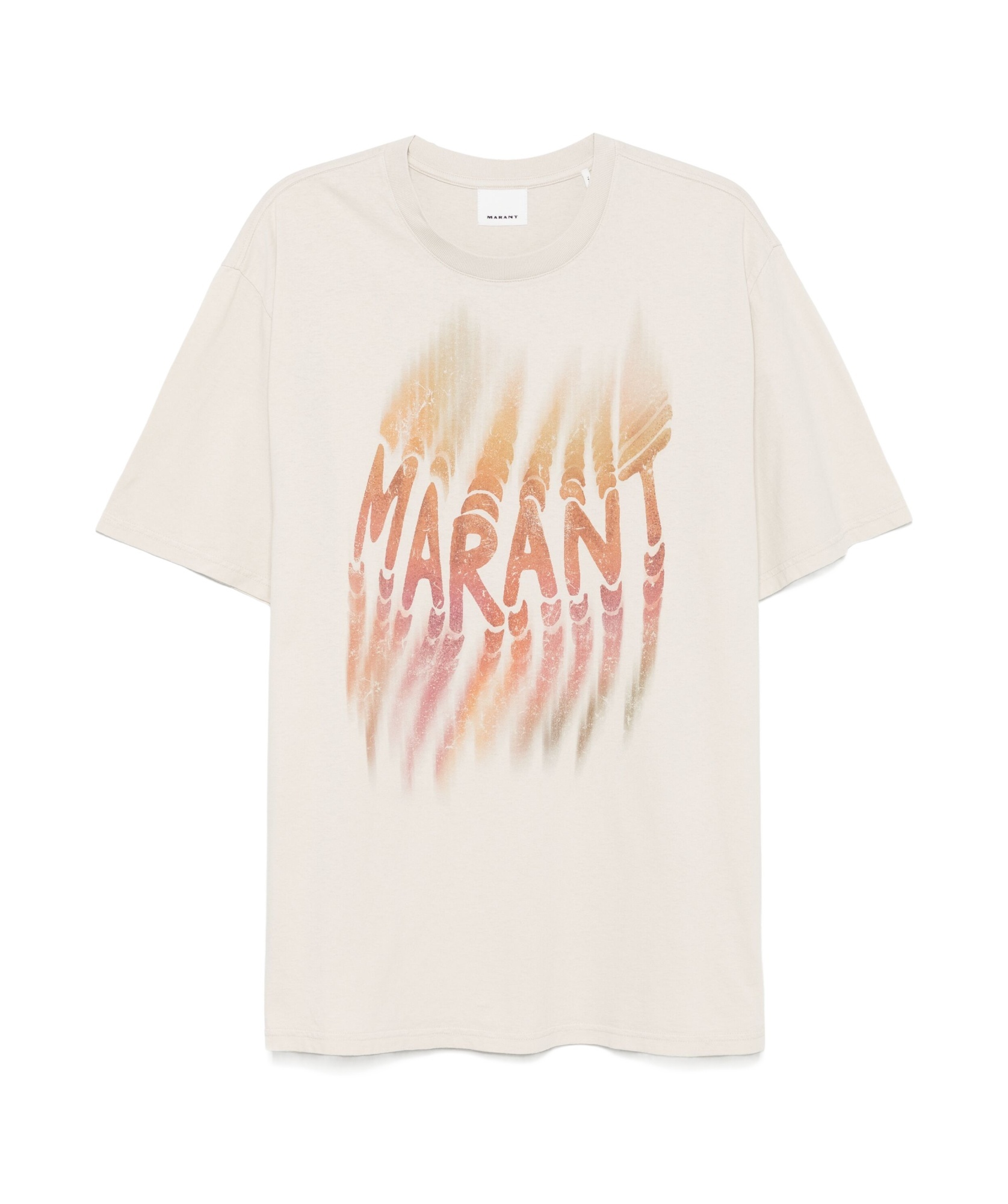 Isabel Marant Open-necked Black Shirt In White