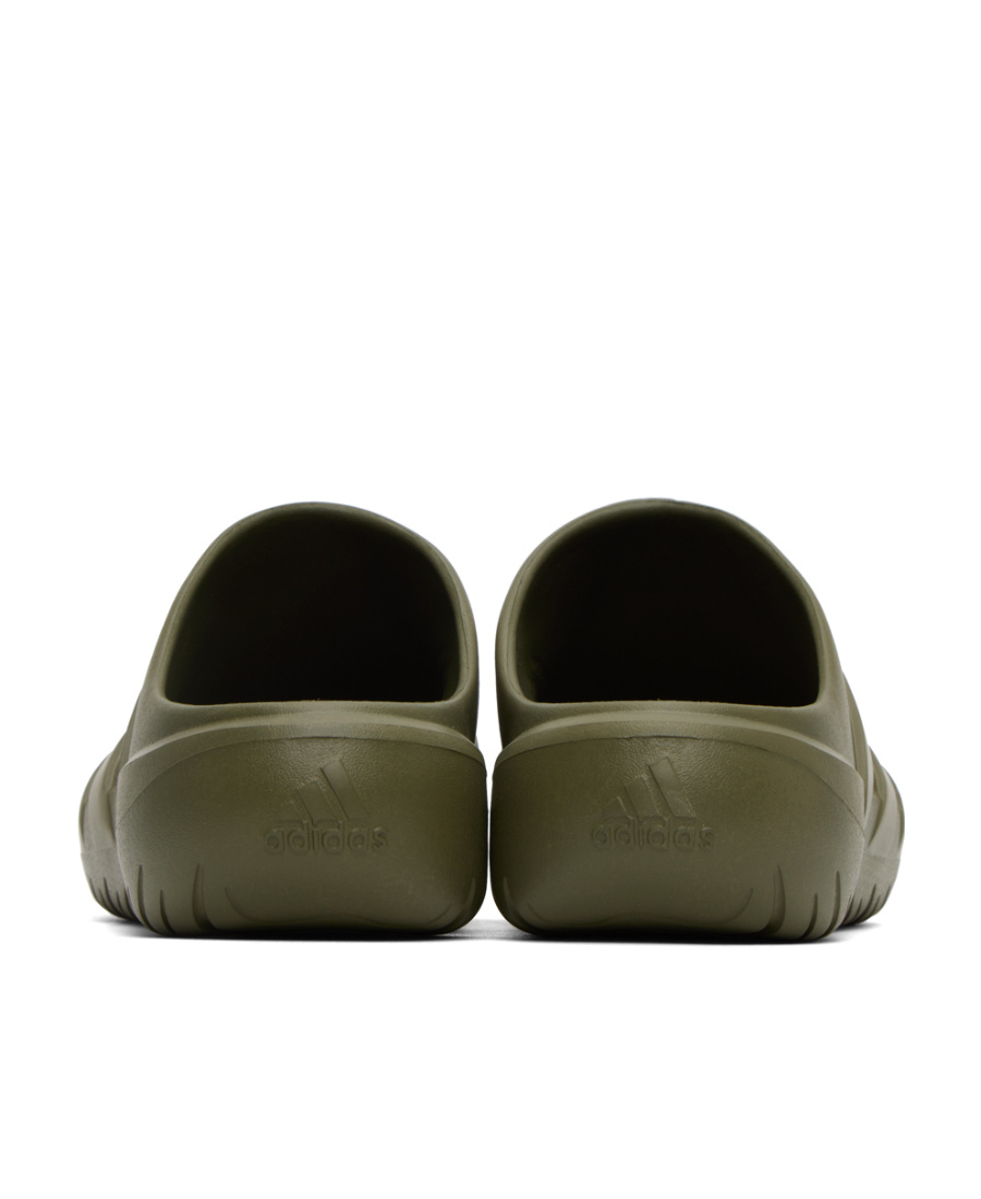 Adidas Originals Adicane Slippers In Green