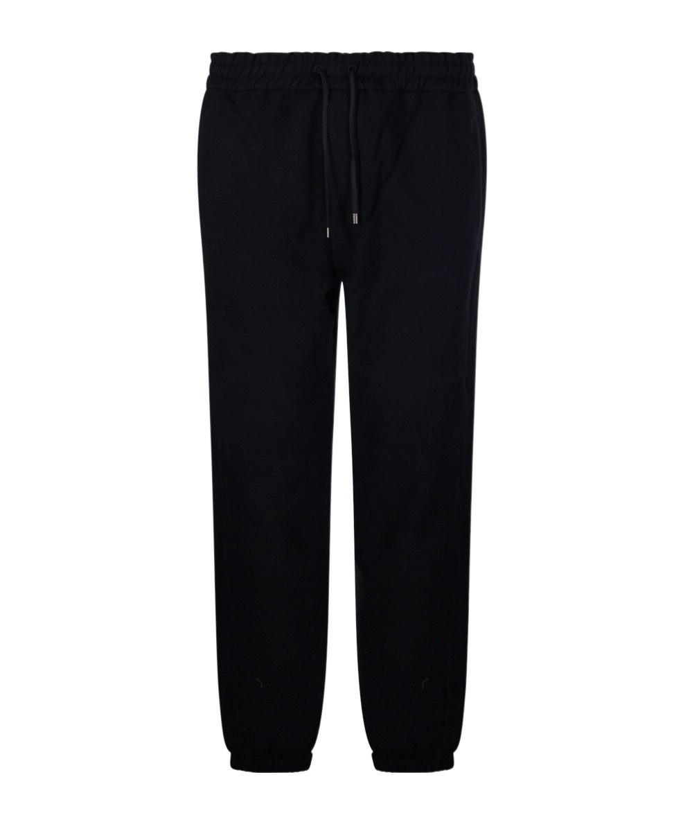 Saint Laurent Glossy-finish Track Pants In Black