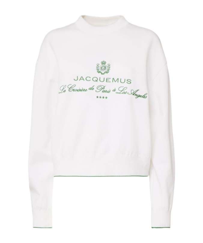 Jacquemus Crew Neck Long Sleeve Sweatshirt