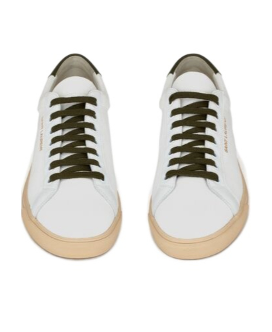 Saint Laurent Andy Low Top Sneaker In White