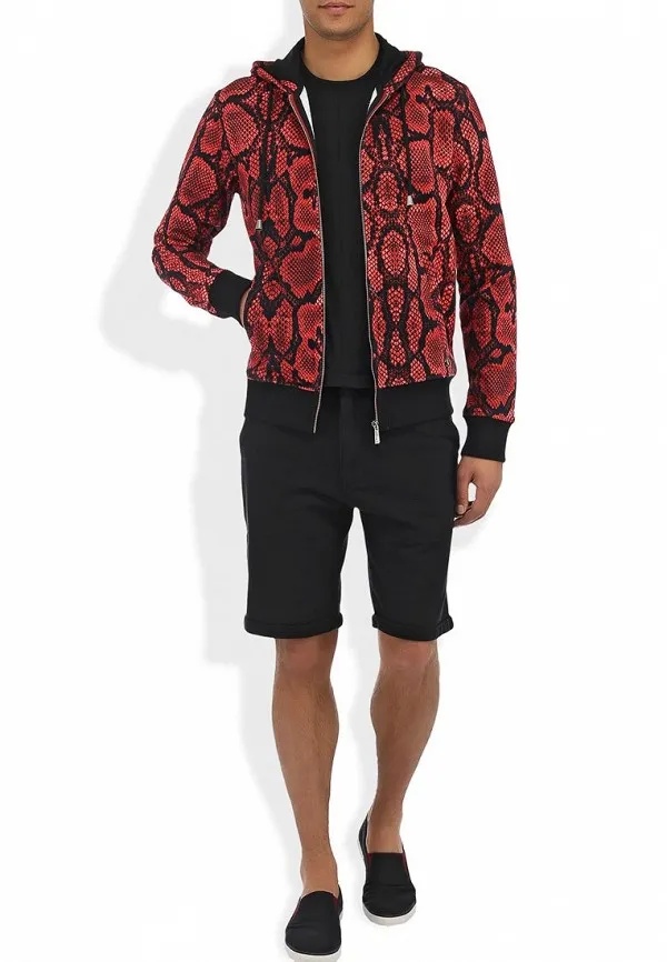 Just Cavalli Logo Casual Jacket In Red
