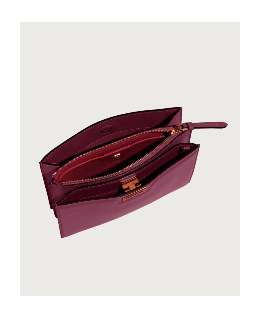 Ferragamo Trifold Cross-body Bag In Red
