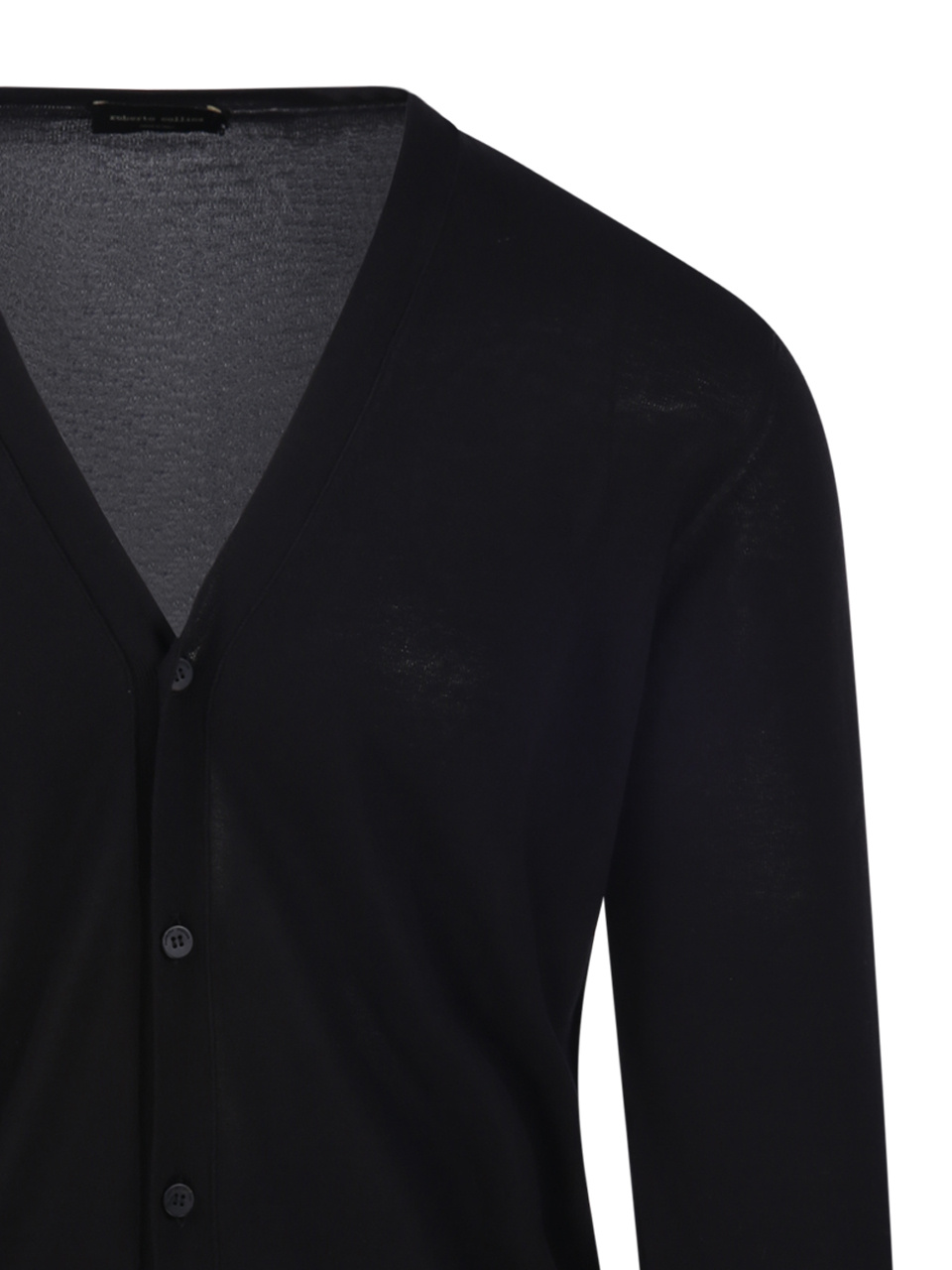 Roberto Collina V-neckline Ribbed Cuffs Long Sleeves