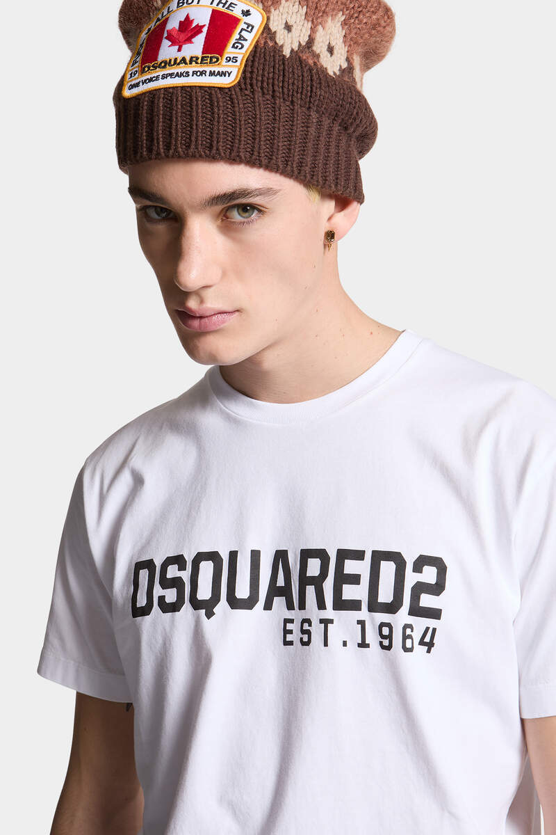 Dsquared2 Logo Printed Crewneck T-shirt In White