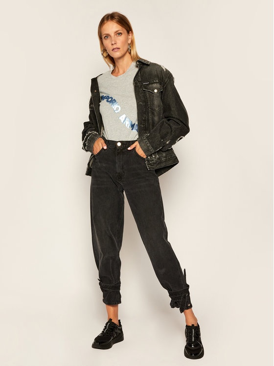 EMPORIO ARMANI LOGO DETAILS T-SHIRT 