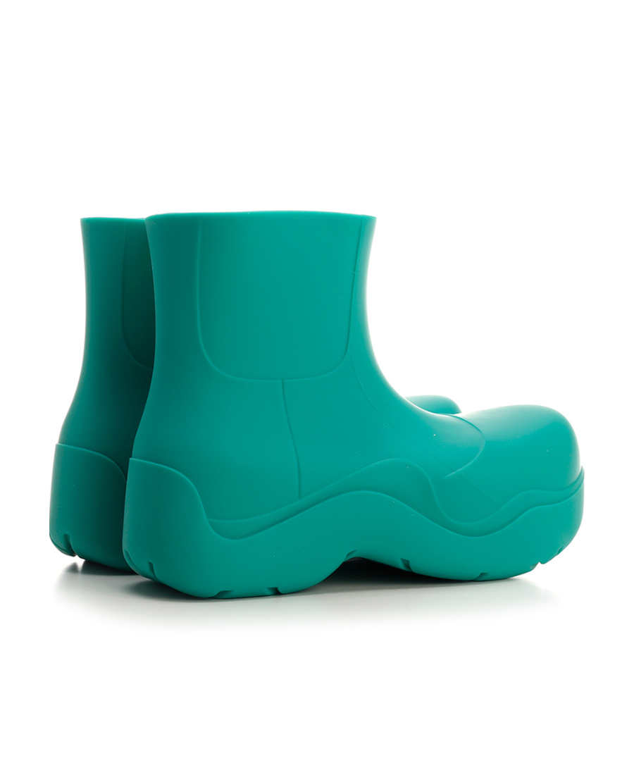 Bottega Veneta Puddle Ankle Boots In Green