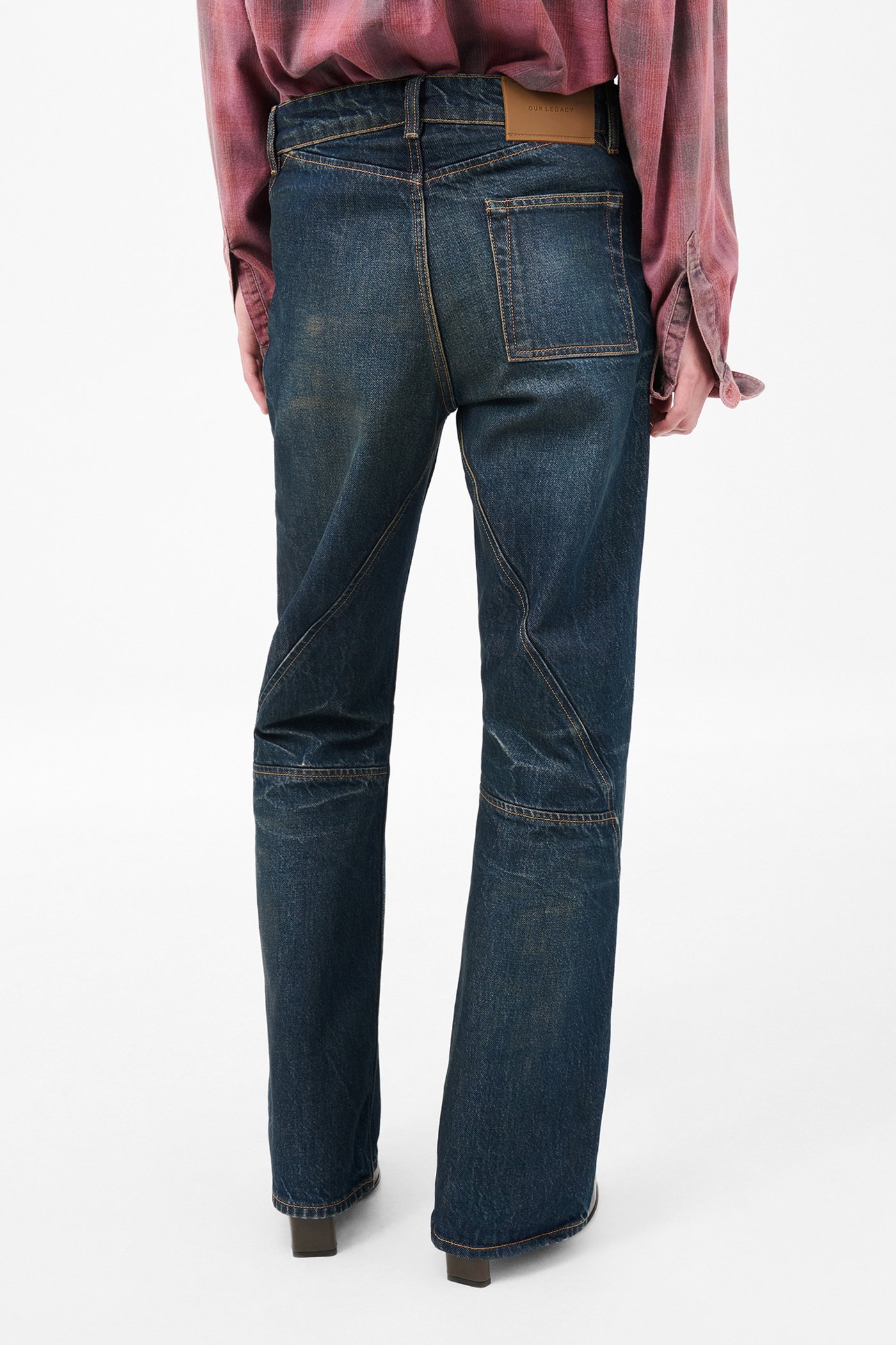Our Legacy Belt Loop Denim Trousers In Blue