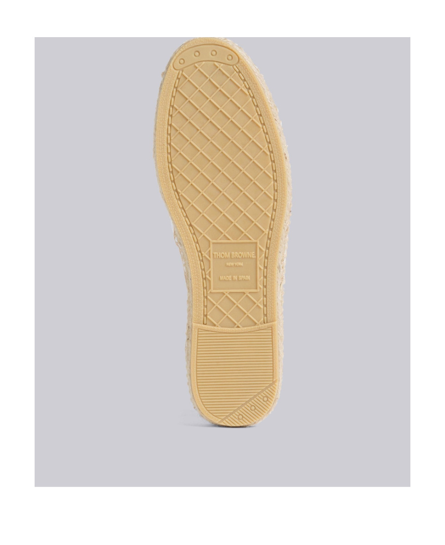 Thom Browne Jute-sole Lace-up Sneakers In White