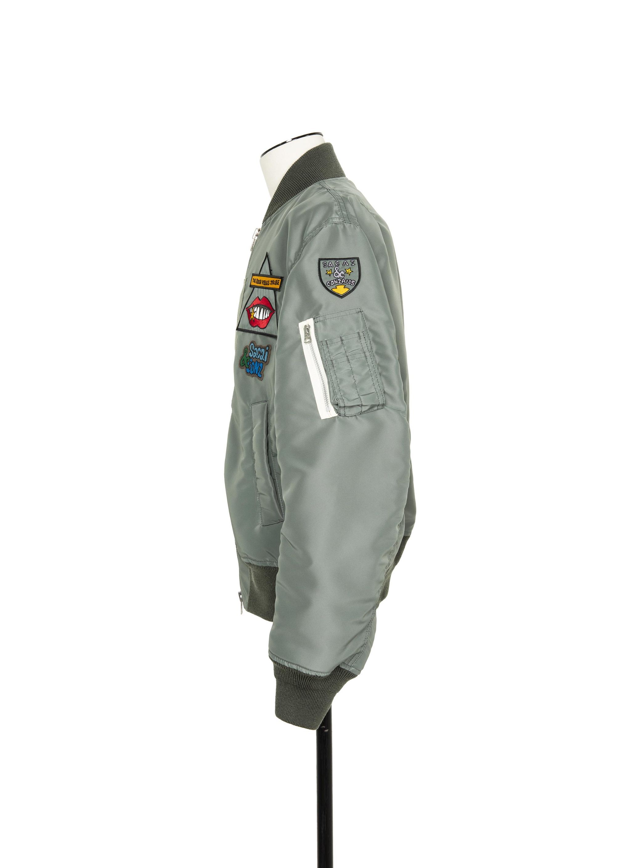Sacai Gonz Bomber Jacket In Gray