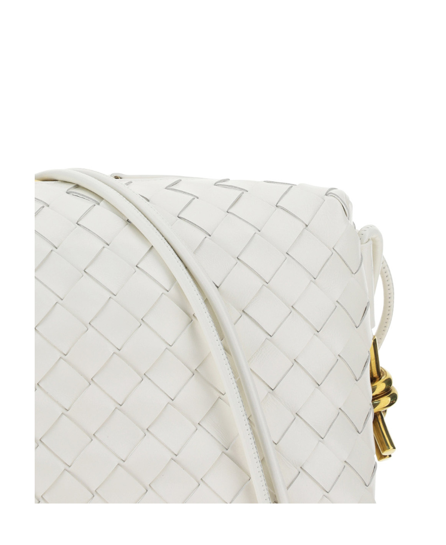 Bottega Veneta Medium Loop Camera Bag In White