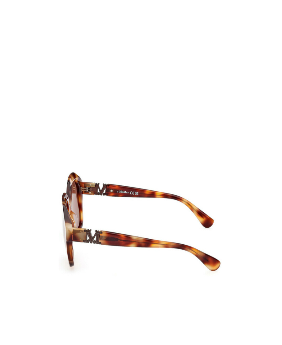 Max Mara Logo Sunglasses In Nude
