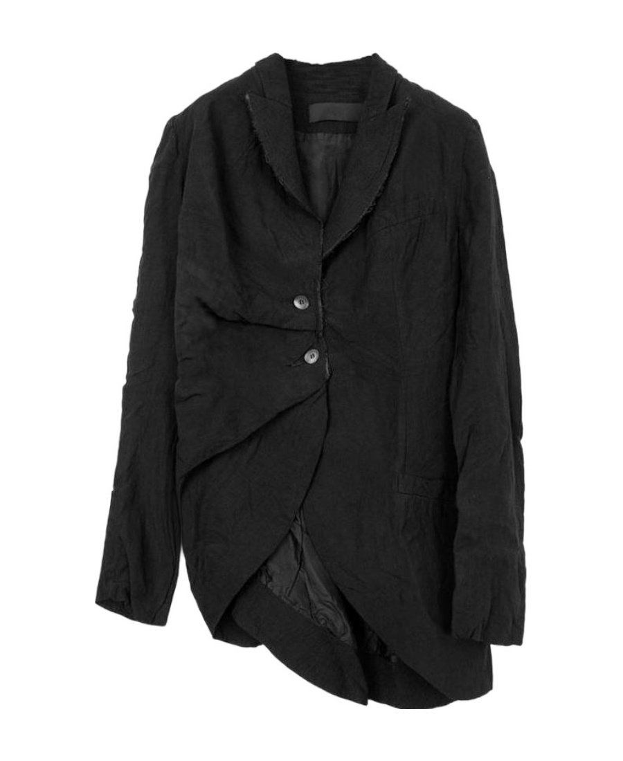 Marc Le Bihan Long-sleeved Casual Jacket In Black