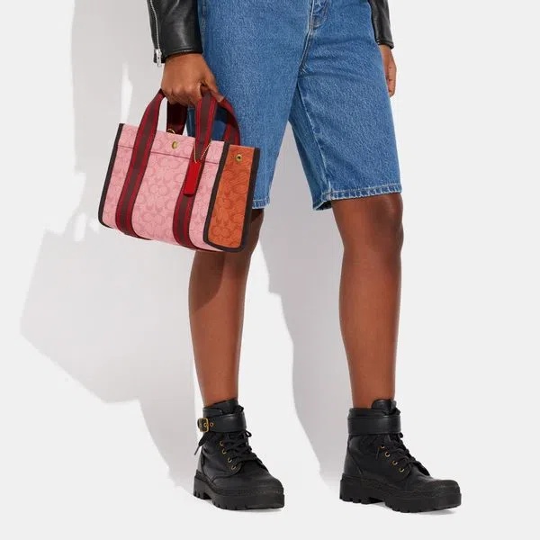 COACH FLIP 27 MONOGRAM TOTE BAG