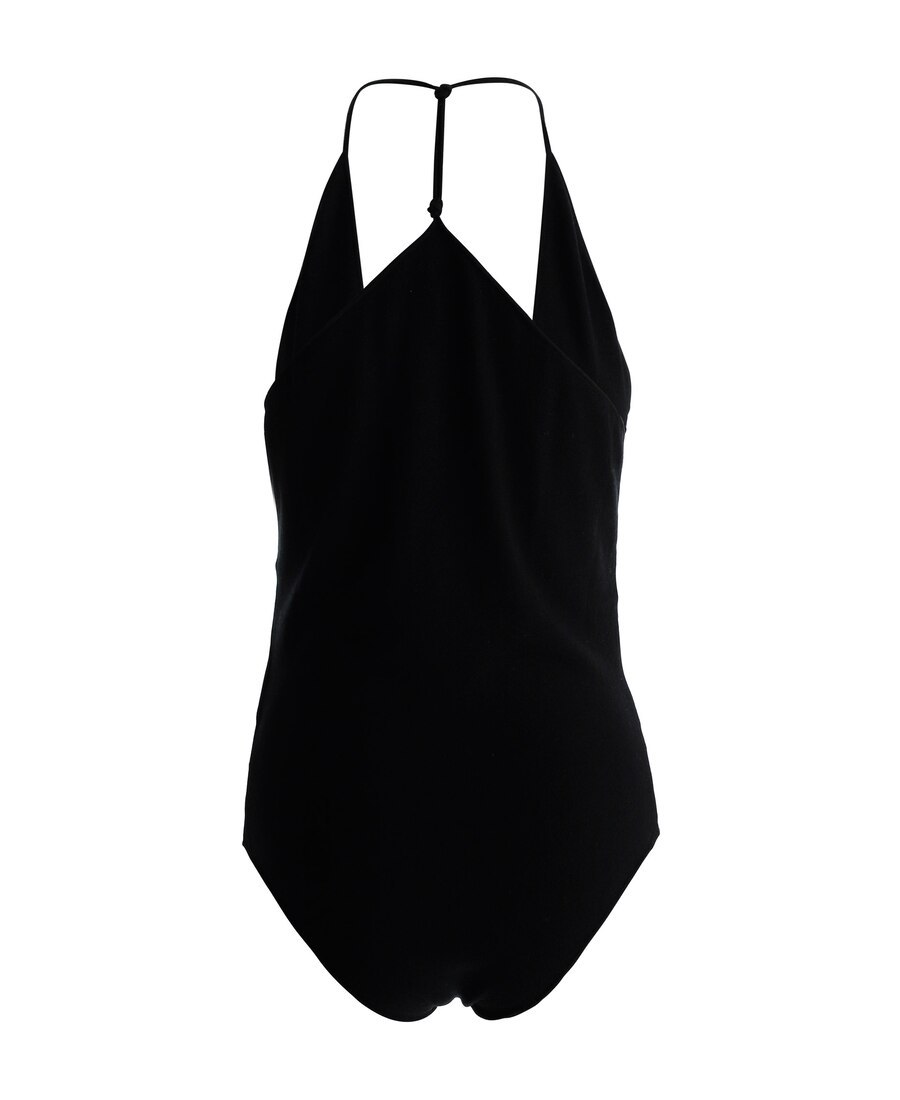 Bottega Veneta Plunge Neck Bodysuit