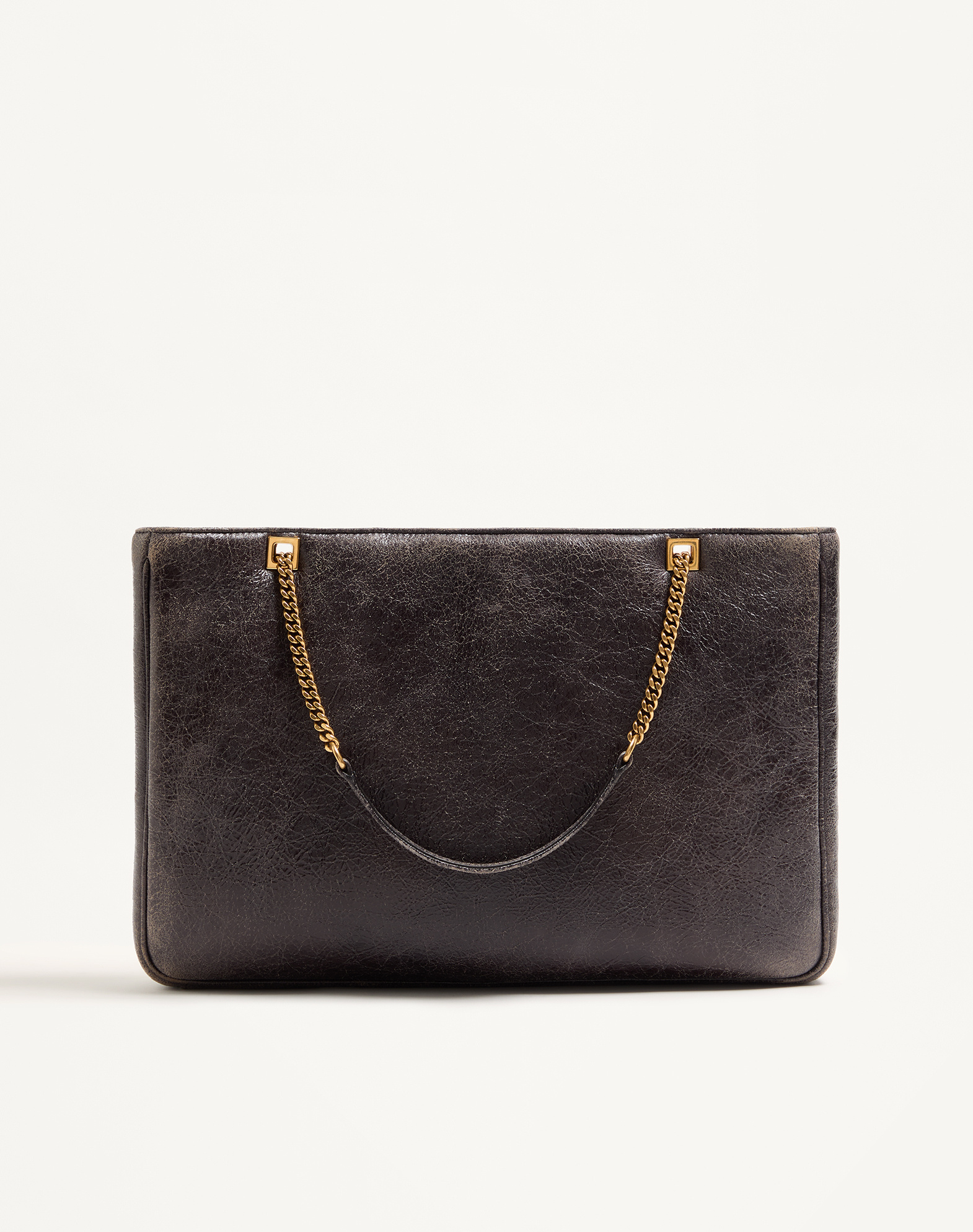 Valentino Medium Viva Superstar Shearling Tote Bag In Brown