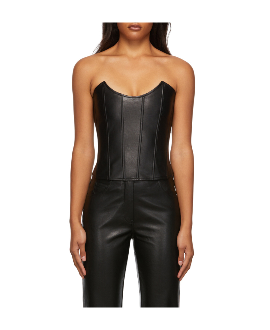 Miaou Sleeveless Shirt In Black