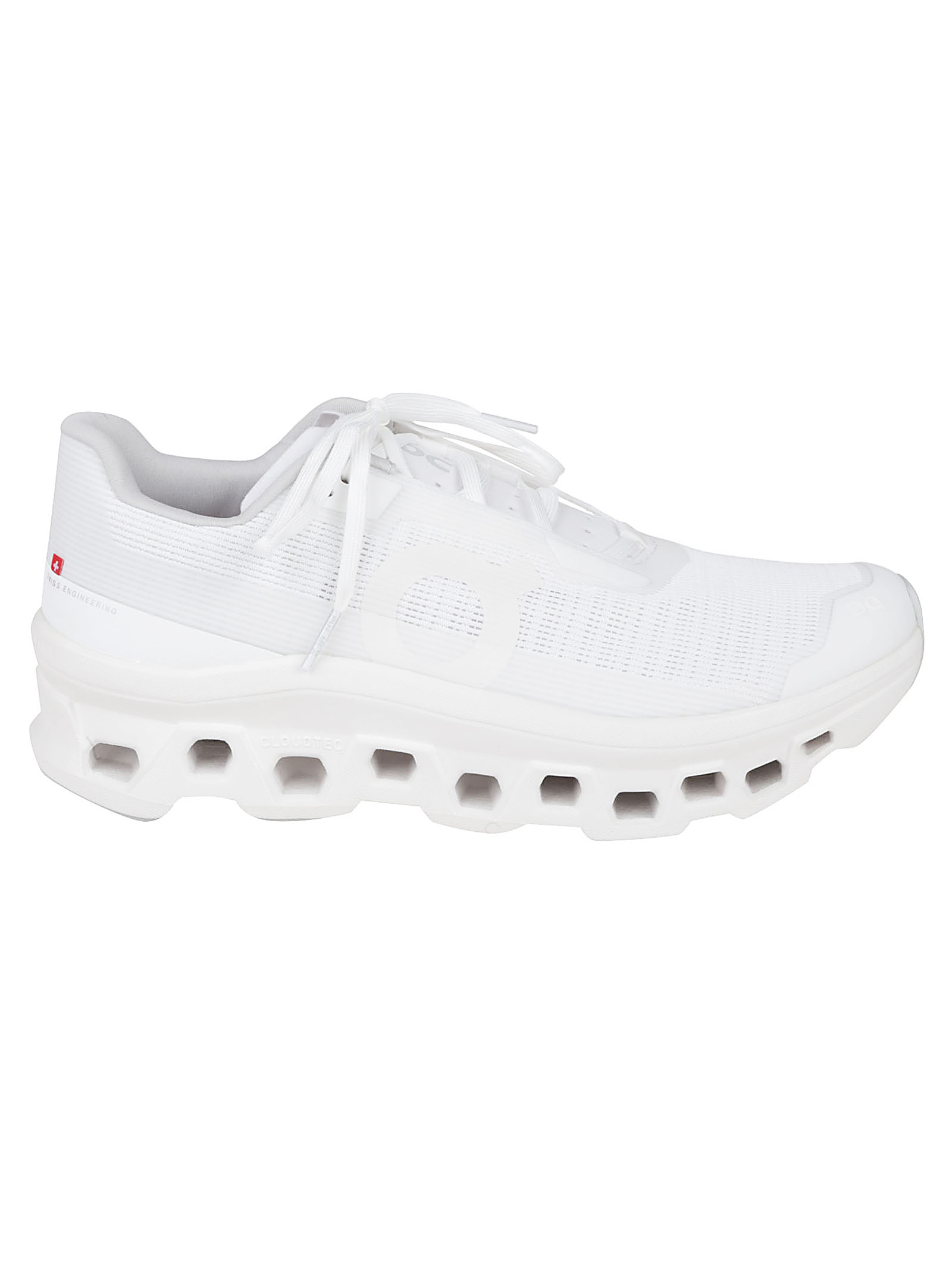 On Running Cloudmonster Void Sneakers In White