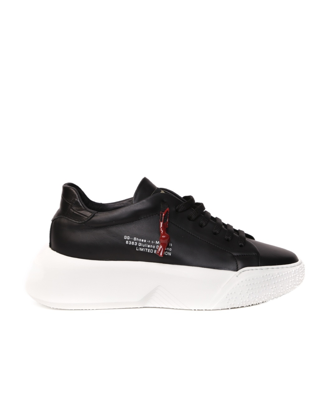 Giuliano Galiano Low-cut Lace-up Sneakers In Black