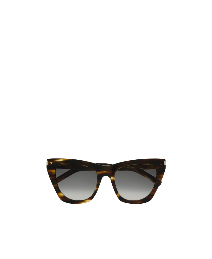 Saint Laurent Kate Cat-eye Frame Sunglasses In Black