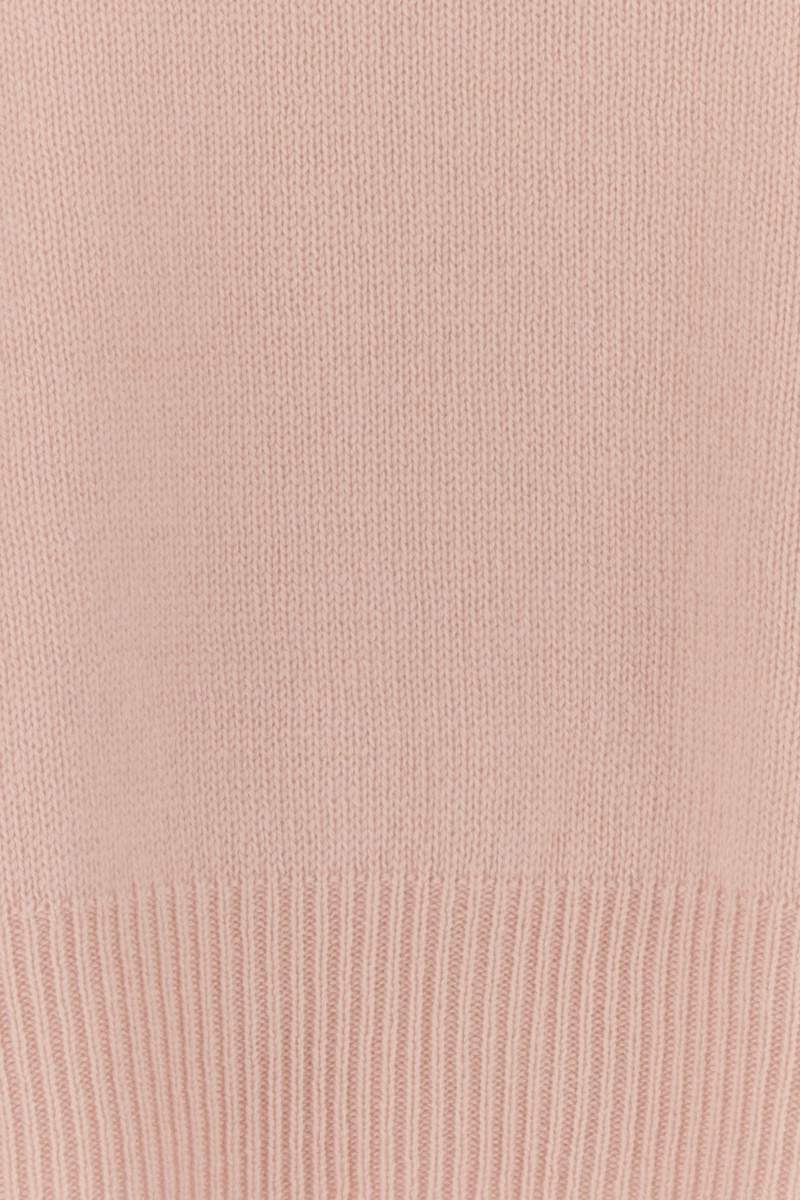 Jil Sander Pink Cashmere Oversize Sweater In Pink