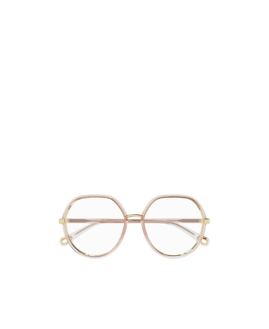 Chloé Oversized Round Glasses In White