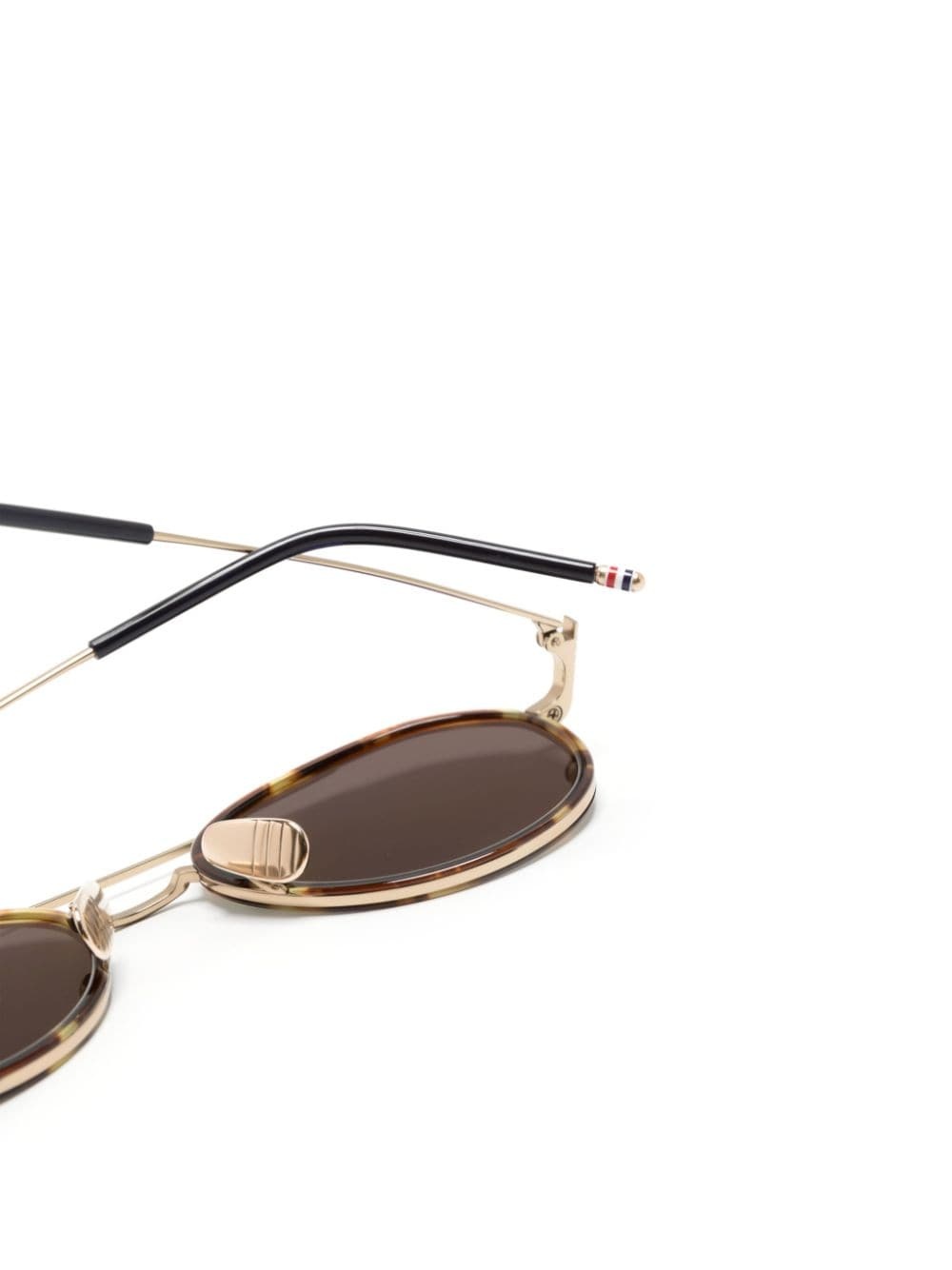 Thom Browne Round Sunglasses In Nude