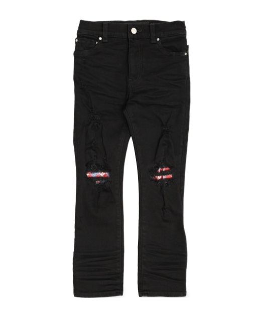 Amiri Distressed Jeans In Black